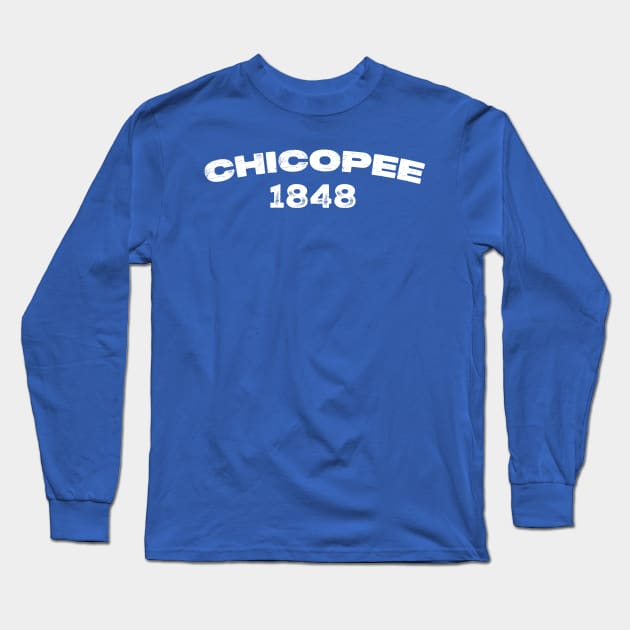 Chicopee, Massachusetts Long Sleeve T-Shirt by Rad Future